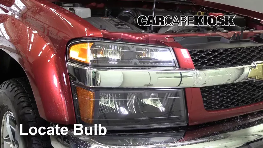 2011 Chevrolet Colorado LT 3.7L 5 Cyl. Crew Cab Pickup Lights Highbeam (replace bulb)
